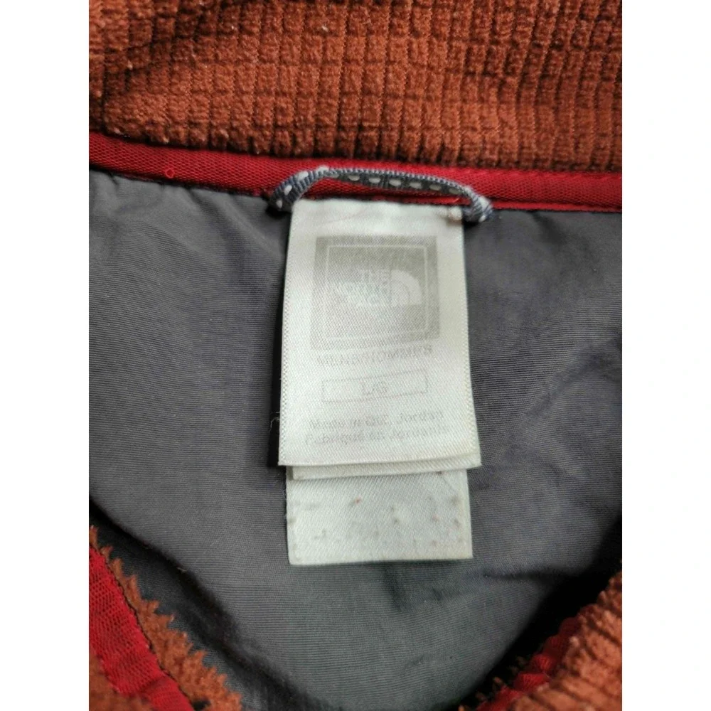 The North Face Rust 1/4‎ Zip Waffle Weave Pullover Men's Large